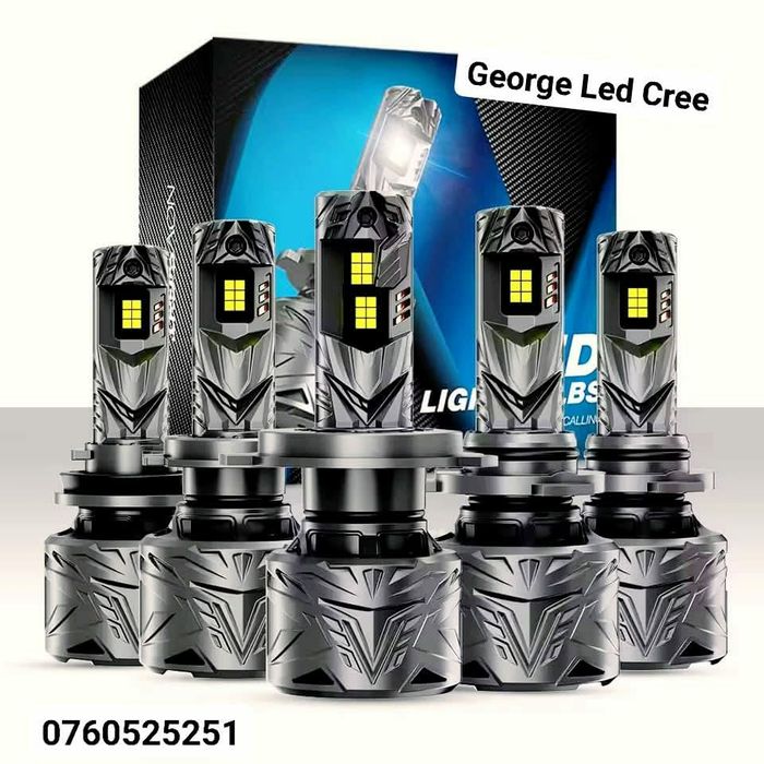Becuri Led Auto Generatie 2025 / H1,H3,H4,H7,H11,H15,,H16,HB3,HB4,Hir2