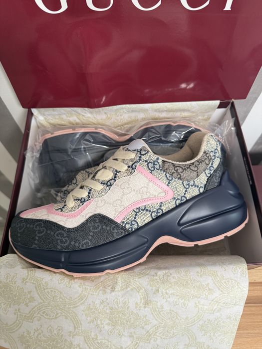 Gucci Rhyton Beige Pink - Full Box -41,42,43