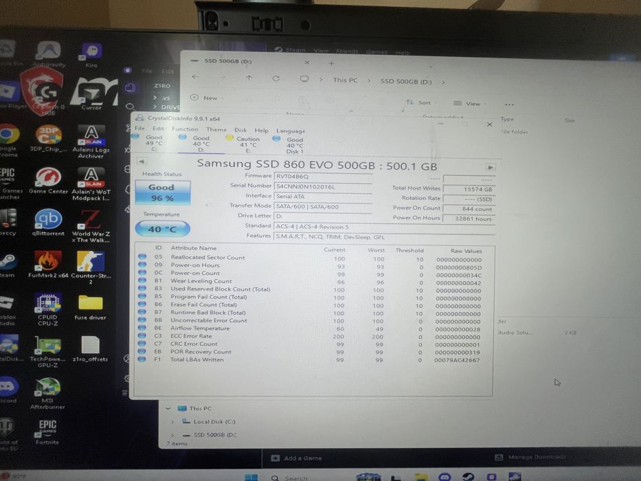 SSD Samsung 860 Evo 500GB