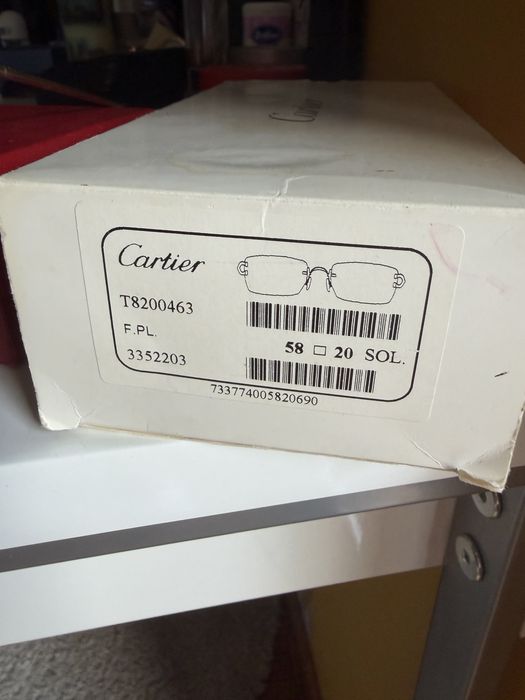 Очила Cartier с документи и кутии