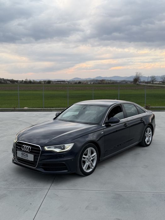 Bot complet fata completa Audi A6 C7 capota bara fata trager aripa far matrix bixenon