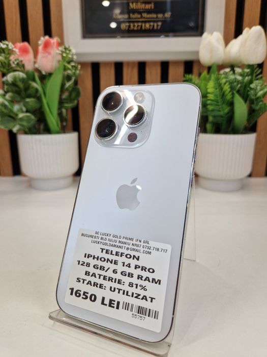 Iphone 14 Pro 128GB / 6GB RAM 81% Baterie Garantie! #55757