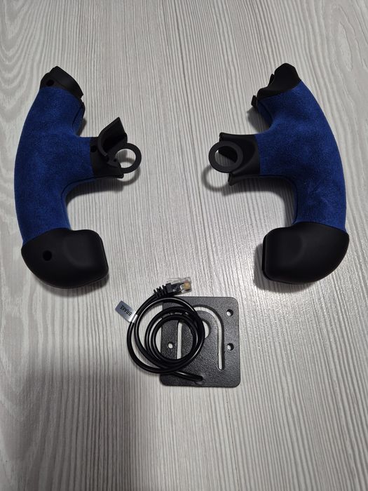 Mânere de schimb de culoare albastră pentru volanele Fanatec alcantar,Senzor frână fanatec