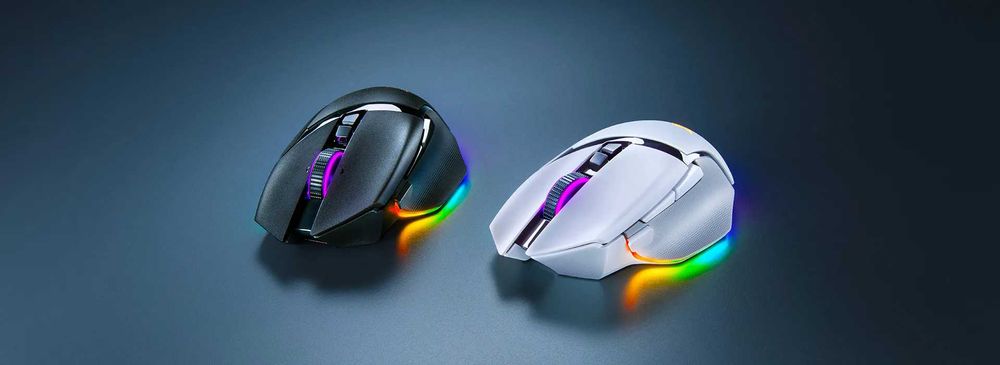 Mouse Gaming Wireless RAZER Basilisk V3 Pro 30K Dpi Bluetooth Alb Nou Sigilat Garantie