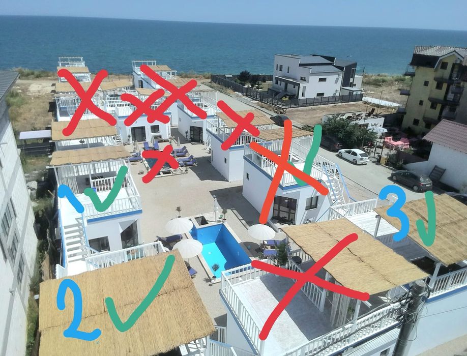 Căsuțe-Bungalow ri Costinesti la malul Mării