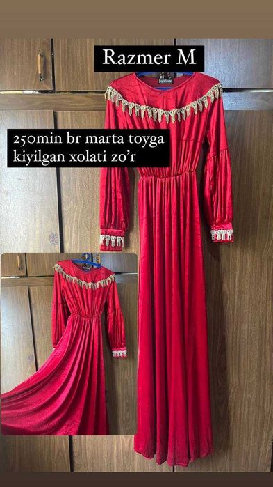 Oqshom va toy uchun koylak