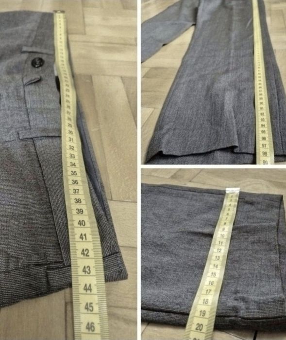 Pantaloni Angelico Luca Bani, Lână Woolmark Noua Virgină Tasmania 48