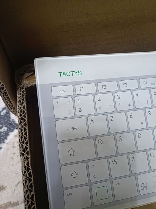 Tastatură medicinală igienică  Tactys slim 811 FR cu ecran tactil extra plat