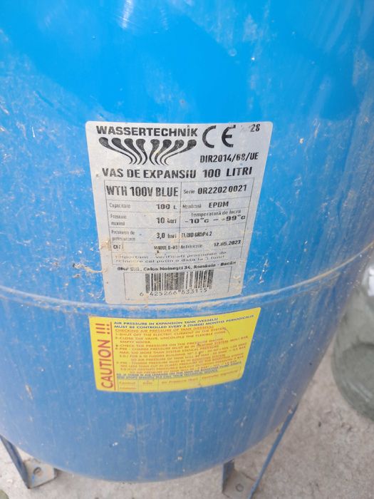 vas expansiune de 100 litri