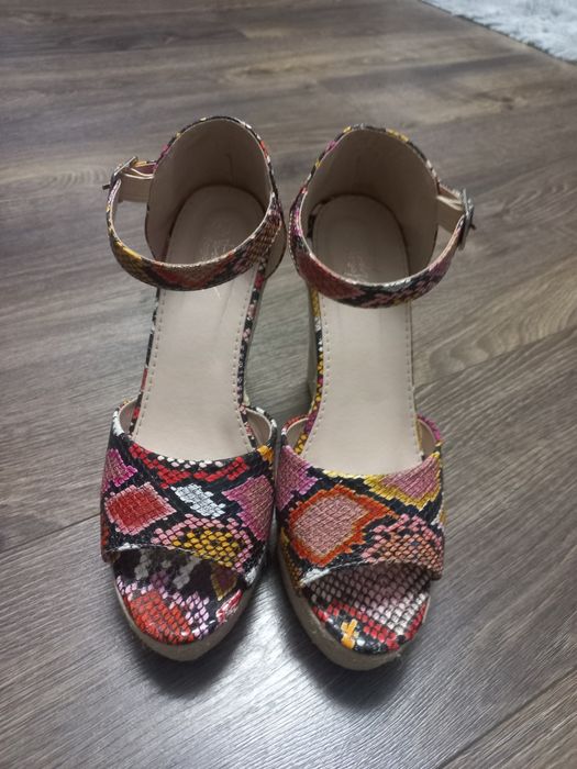 Espadrile dama cu platforma Sergio Todzi, model animal print