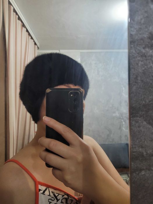 Норковая шапка женская