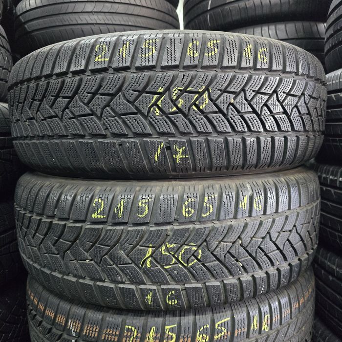 2x 215/65/16 M+S  DUNLOP Stare excelentă