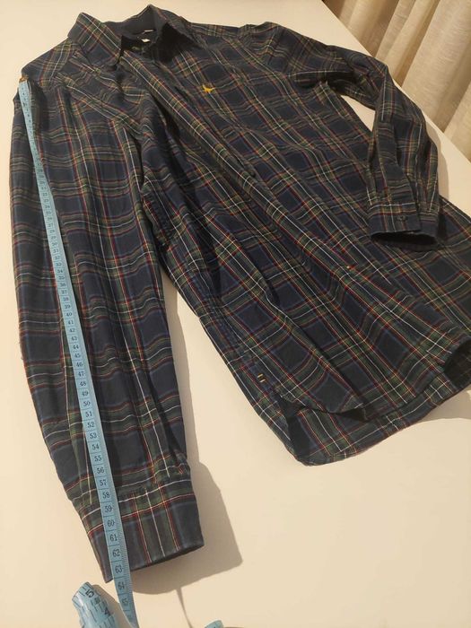 Cămașă Jack Wills albastra si carouri verzi, mărimea S