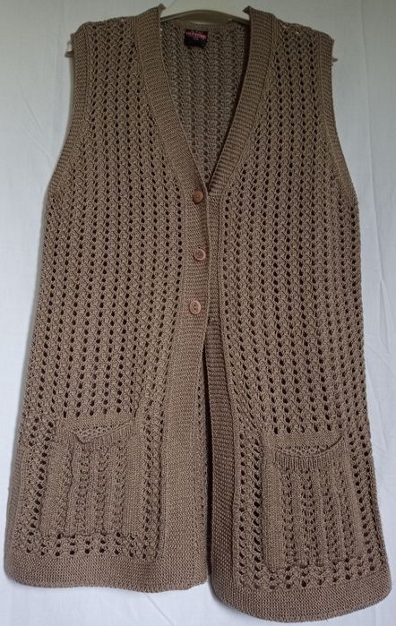 Vesta tricot cu buzunare M - L