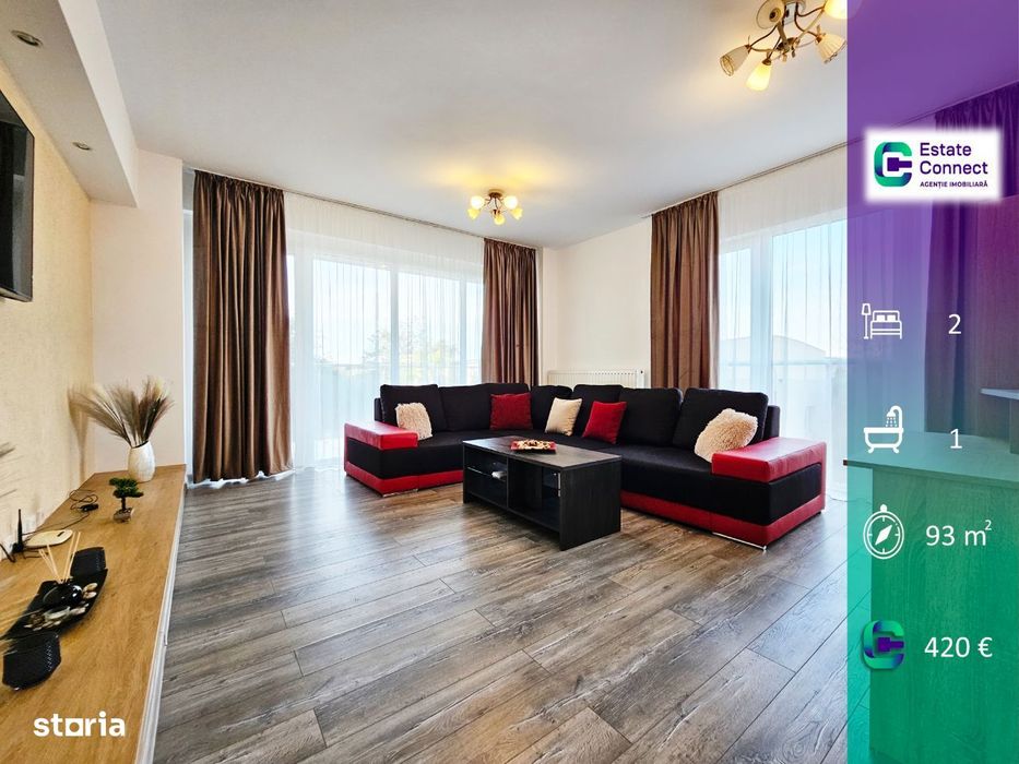 Apartament 2 camere de inchirat, 72 mp utili - ARED UTA