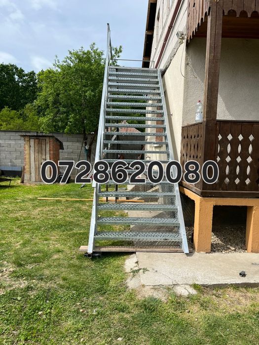 Scări metalice zincata