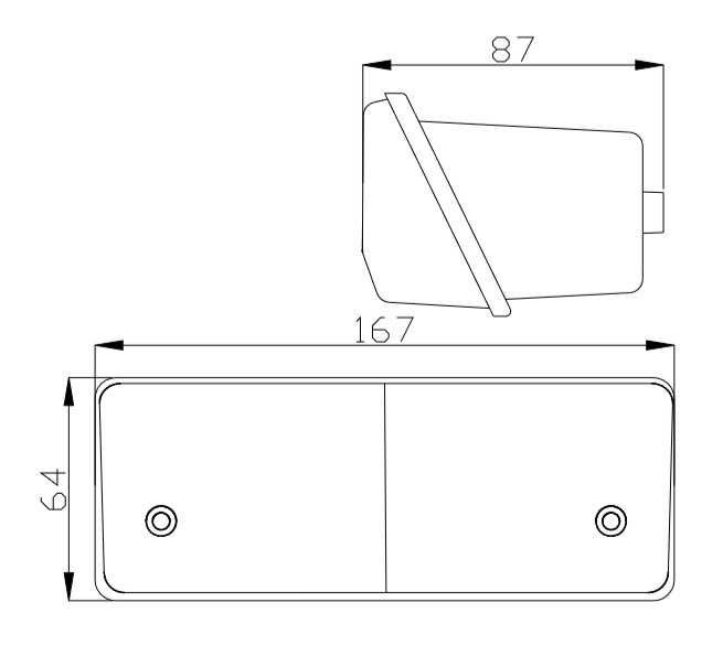 К-кт Светлини Лампа Габарит с Мигач За MF Massey Ferguson 200 600 Fiat