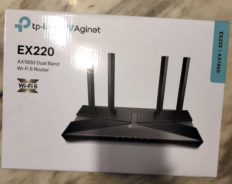 Рутер gigabit Tp-link Ex220 & Wifi 6 & Dual Band