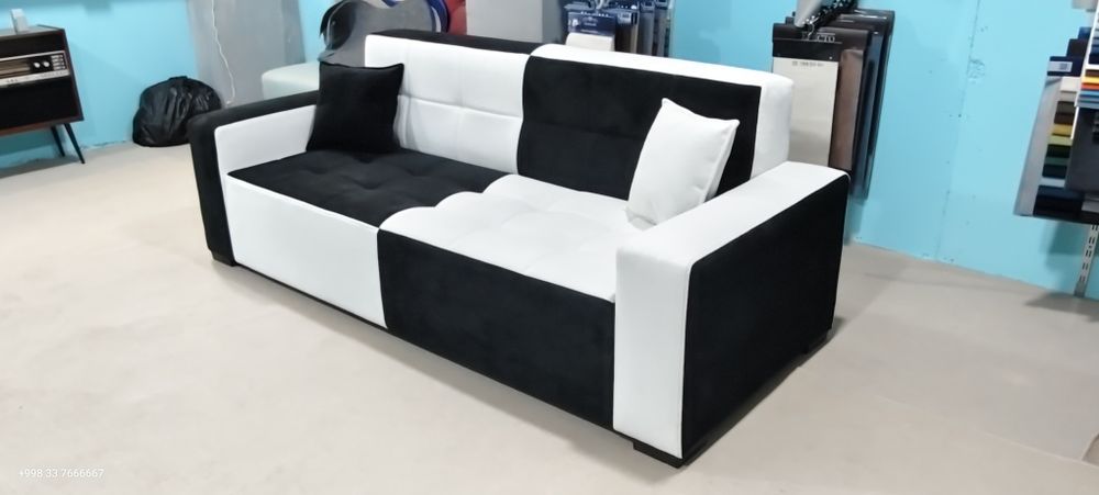 Диван для дома и офиса ткань букле