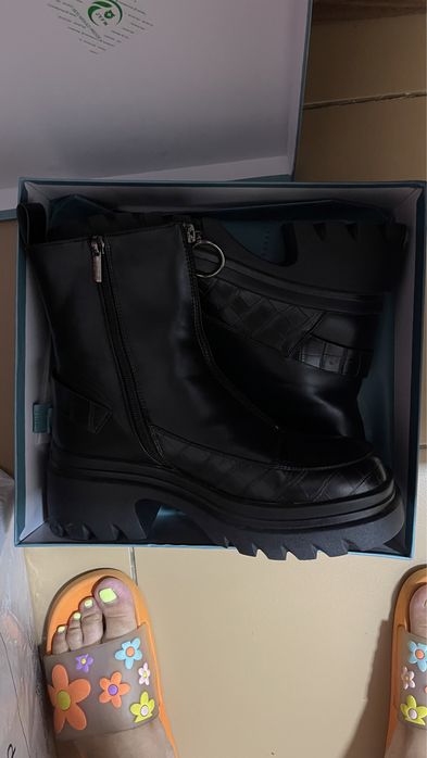 Сапоги кожа, новые