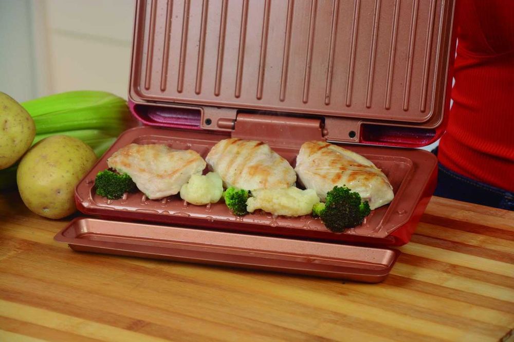 NO FAT GRILL  электрический гриль для здорового приготовления пищи