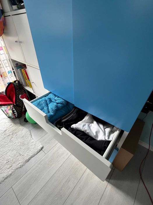Детски гардероб IKEA STUVA - син