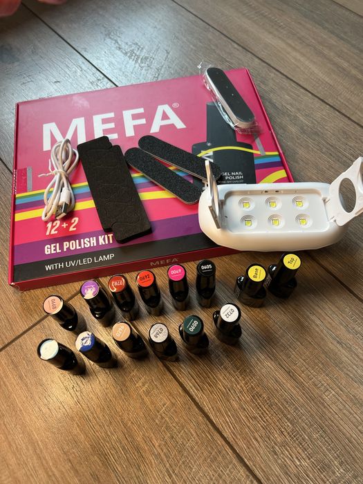 Set oje semipermanente cu lampa inclusa