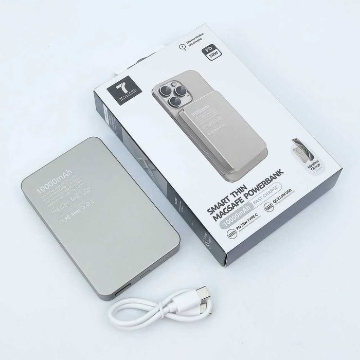7M Power Bank MagSafe 10000 mAh 20W. Есть доставка