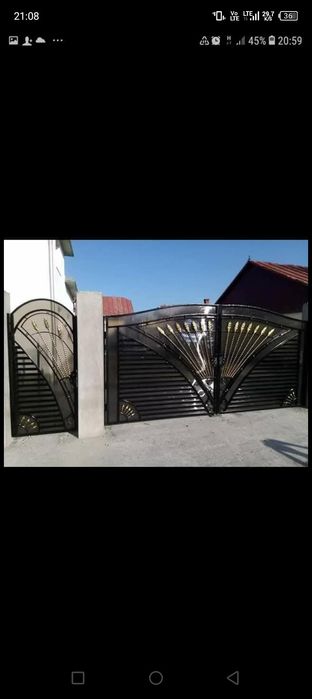 Porți garduri balustradă fier forjat