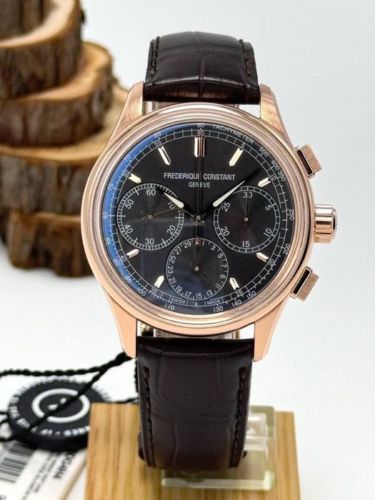 Швейцарские часы Frederique Constant, механический хронограф.