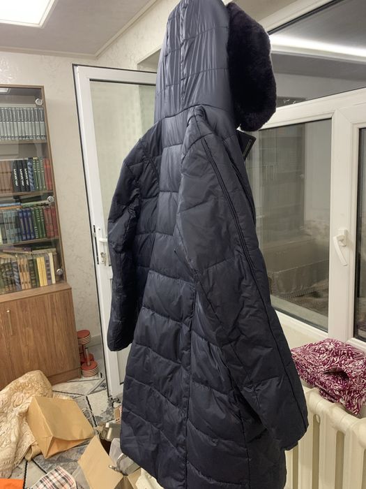 Пуховик женский б/у в хорошем состоянии