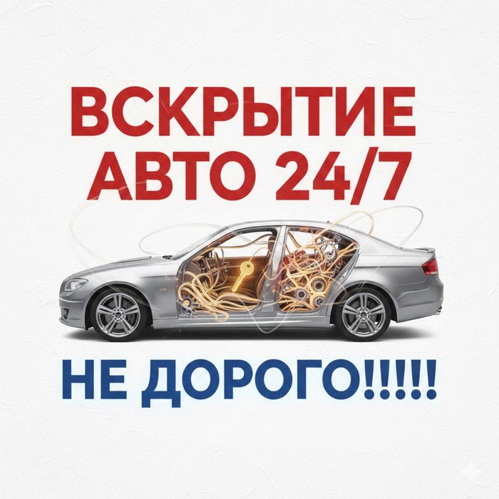 Вскрытие авто Астана 24/7 срочно | открыть машину без повреждений