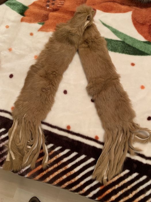 Шалчета естествен косъм лама, лисица, норка