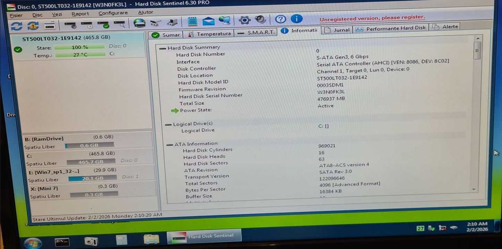 9.HDD Hard Disk Laptop UltraThin Seagate 500Gb 5400Rpm 16MB SATA 3
