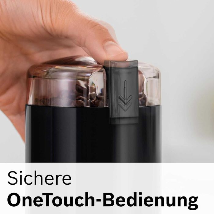 Кафемелачка Bosch TSM6A013B, 75г, 180W, остриета от неръждаема стомана