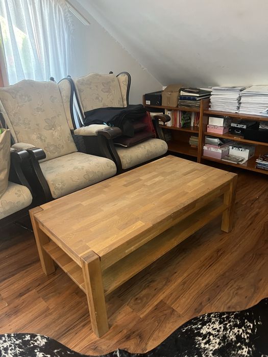 Masa cafea stejar masiv