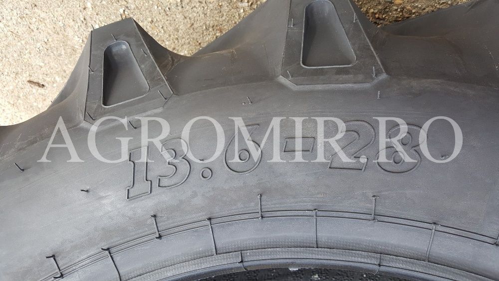 Cauciucuri noi 13.6-28 BKT 8 pliuri anvelope pentru tractor