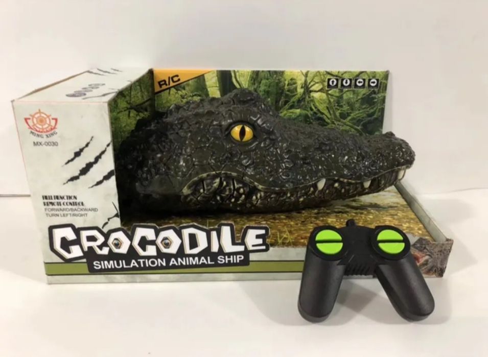 Крокодил на радиоуправлении Crocodile реалистичен с пультом