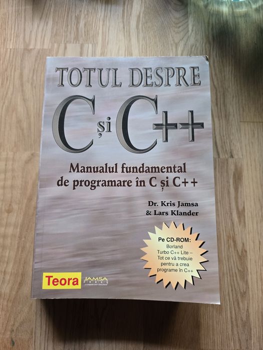 Carte programare Totul Despre C si C++ editura Teora