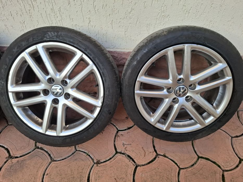 Jante cu anvelope 5x112