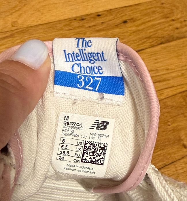 Оригинални New Balance 327 (Размер 38.5 / 24 см) – Розови