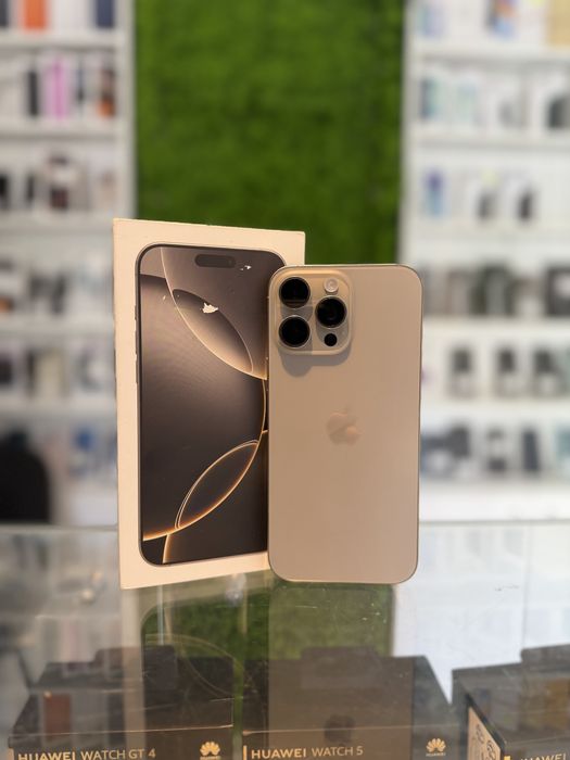 **ATSGSM.RO**iPhone 16 Pro Max 256Gb Natural/Baterie98%/Fact+Gar 12 luni