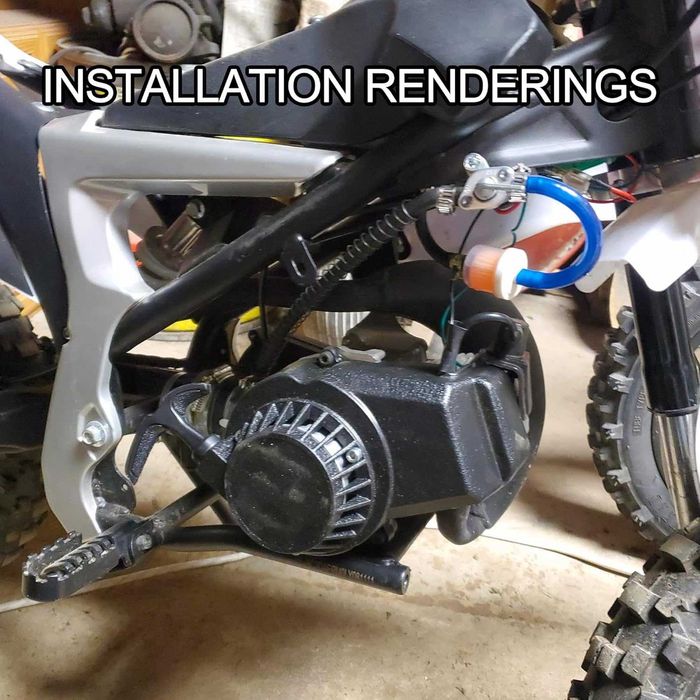 Алуминиев стартер за 47cc/49cc, 2-тактови двигатели