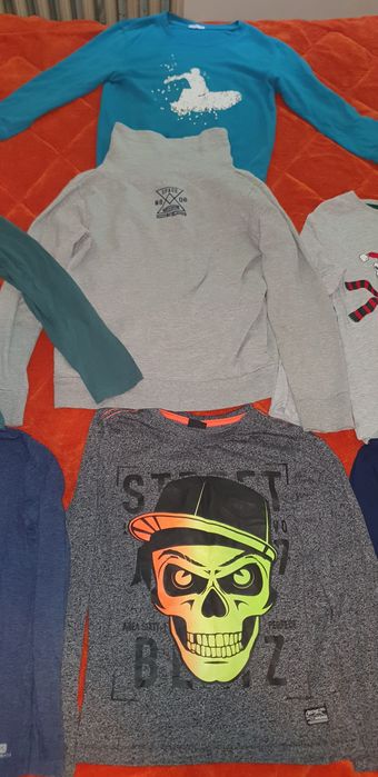 Lot 7 buc bluza maneca lunga 8-9 ani stare foarte buna