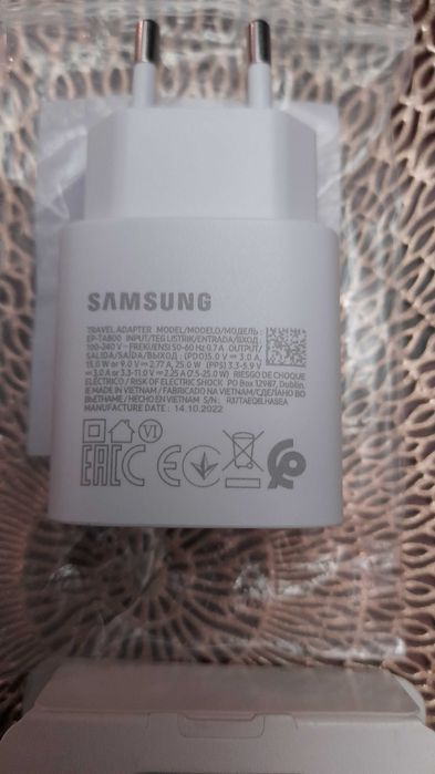 set incarcator Samsung original superfast charge 25w usb type c ,Noi