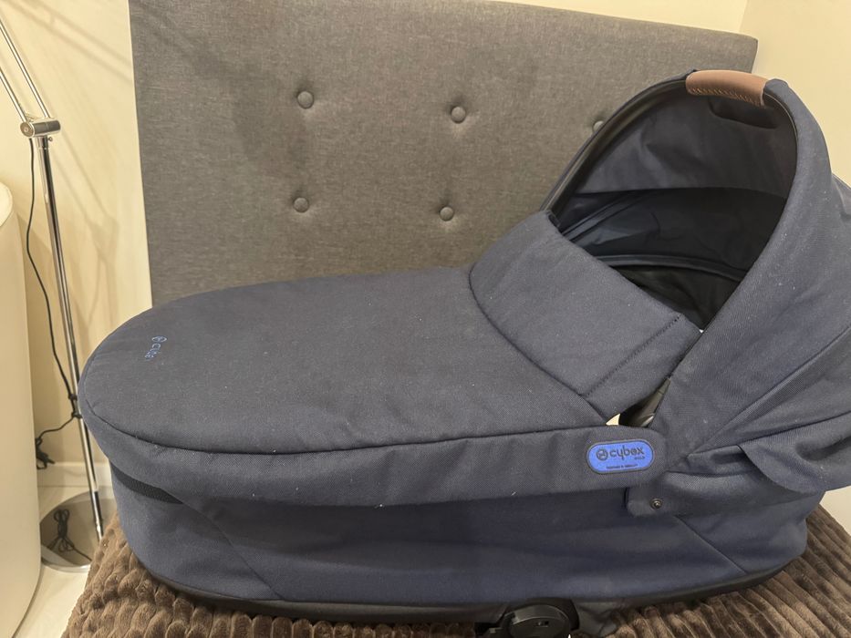 Cybex Кош за новородено CotSLux Ocean Blue за колички Balios/TalosSLux
