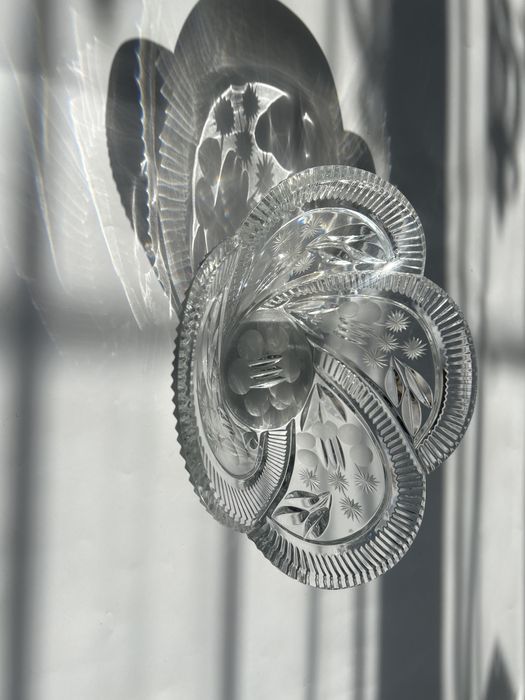 Премиальный хрусталь СССР и ONIKS — вазы и блюдо