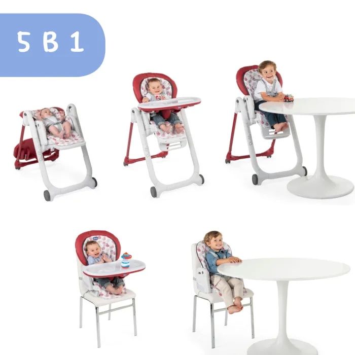 Стульчик для кормления Chicco Polly Progres5