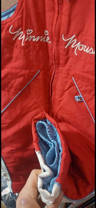 Детски ски гащеризон в червено