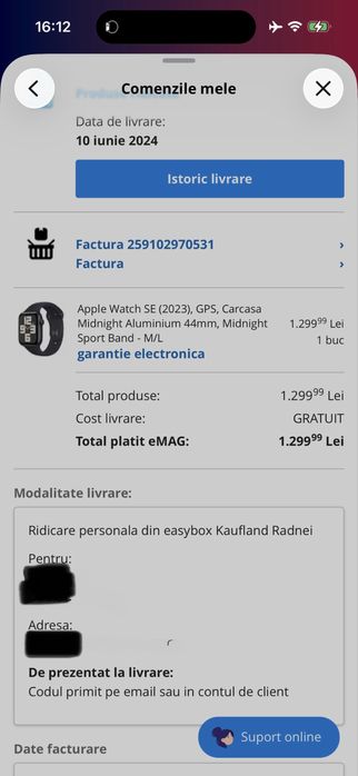 Apple watch SE gen 2 44 mm Midnight